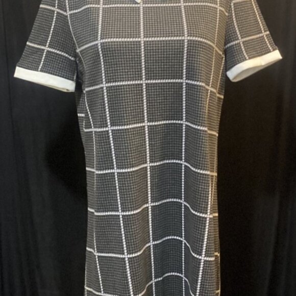 🍄487-You Are Frocking Cute💛 Suzy Shier Collared Black & White Frock - Picture 6 of 12